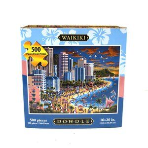Dowdle Waikiki 500-Piece Jigsaw Puzzle - Blue